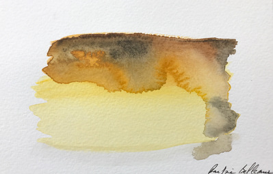 Untitled 71. Oil and ink on paper. 18 x 12 cm. 2017. 