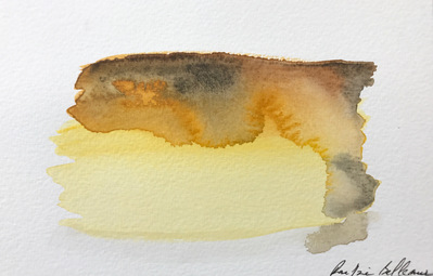 Untitled 71. Oil and ink on paper. 18 x 12 cm. 2017. 