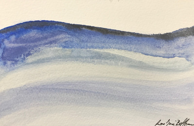 Untitled 47. Oil and ink on paper. 18 x 12 cm. 2017. 