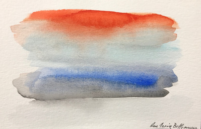 Untitled 10. Oil and ink on paper. 18 x 12 cm. 2017. 