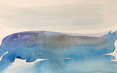 Untitled 52. Oil and ink on paper. 18 x 12 cm. 2017. 