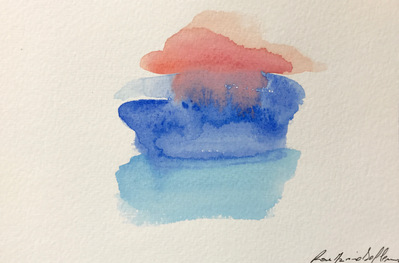 Untitled 88. Oil and ink on paper. 18 x 12 cm. 2017. 