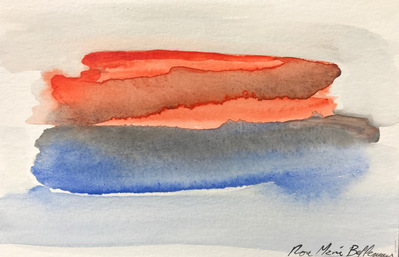 Untitled 2. Oil and ink on paper. 18 x 12 cm. 2017. 