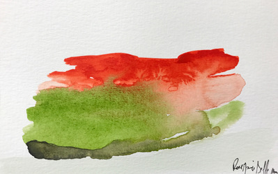 Untitled 18. Oil and ink on paper. 18 x 12 cm. 2017. 