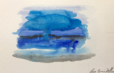 Untitled 57. Oil and ink on paper. 18 x 12 cm. 2017. 