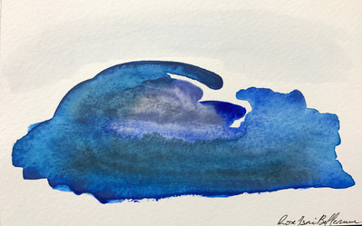 Untitled 58. Oil and ink on paper. 18 x 12 cm. 2017. 