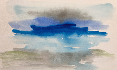 Untitled 43. Oil and ink on paper. 18 x 12 cm. 2017. 