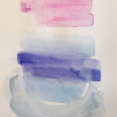Untitled (30/41). Oil and aquarelle on canvas. 21,5 x 29,7 cm. 2017 