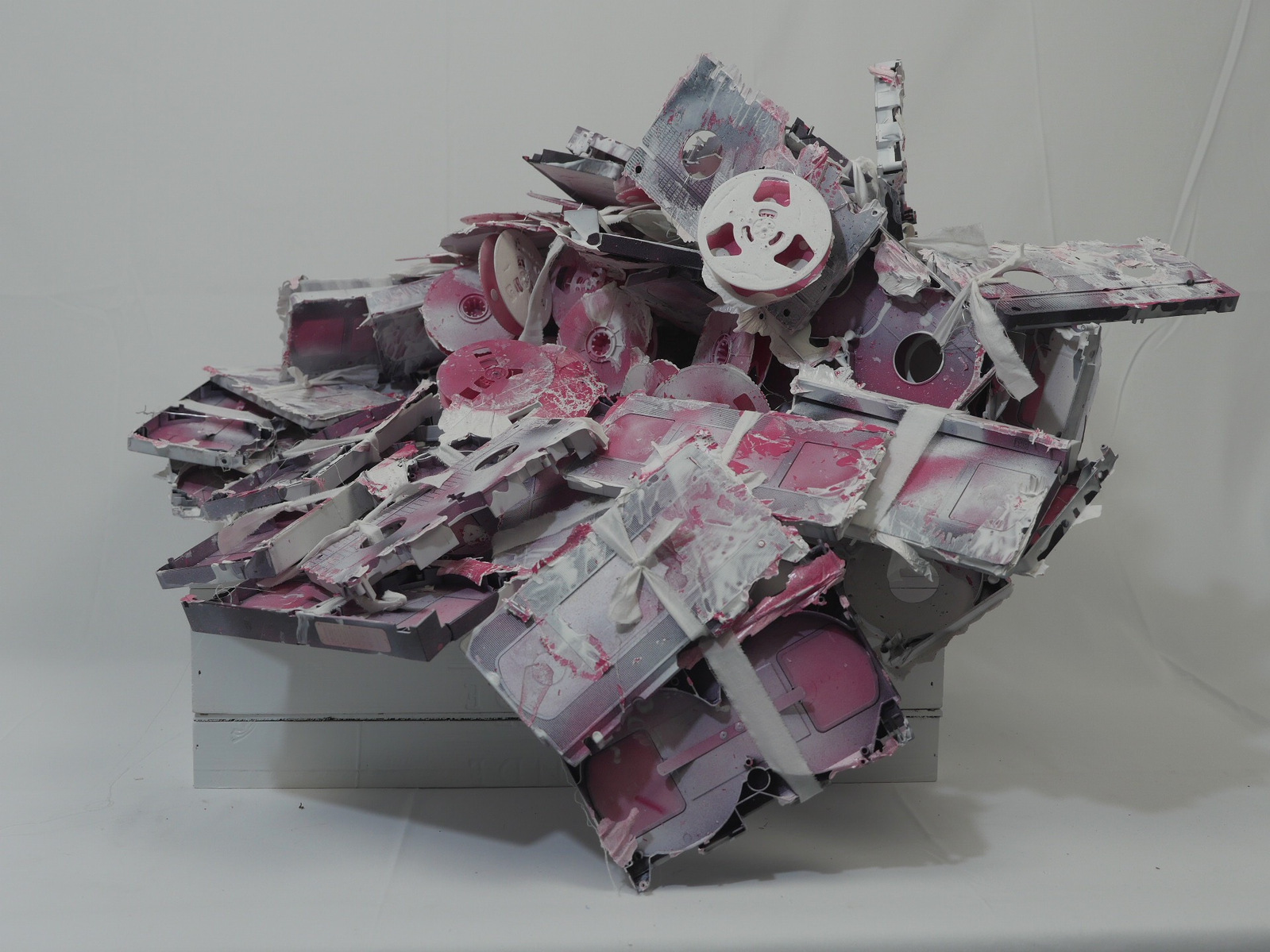 CDs, paint, tapes, fabric
