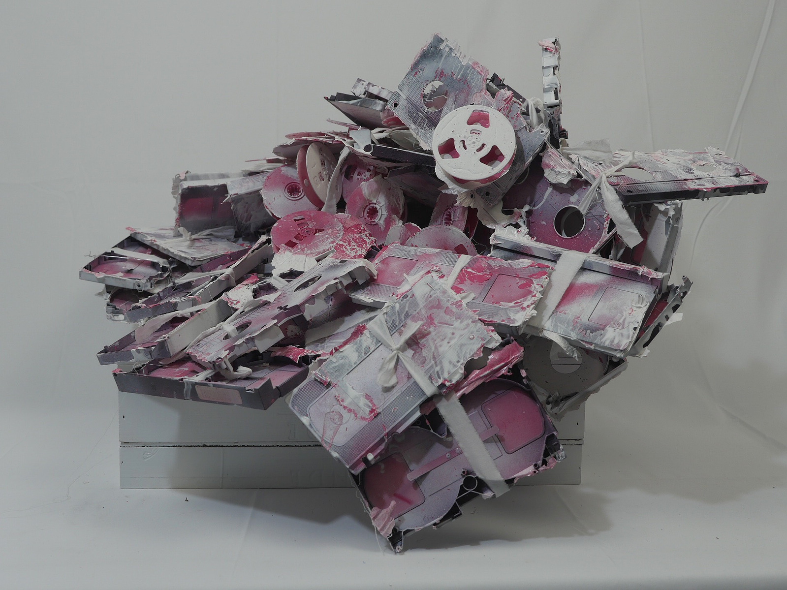 CDs, paint, tapes, fabric
