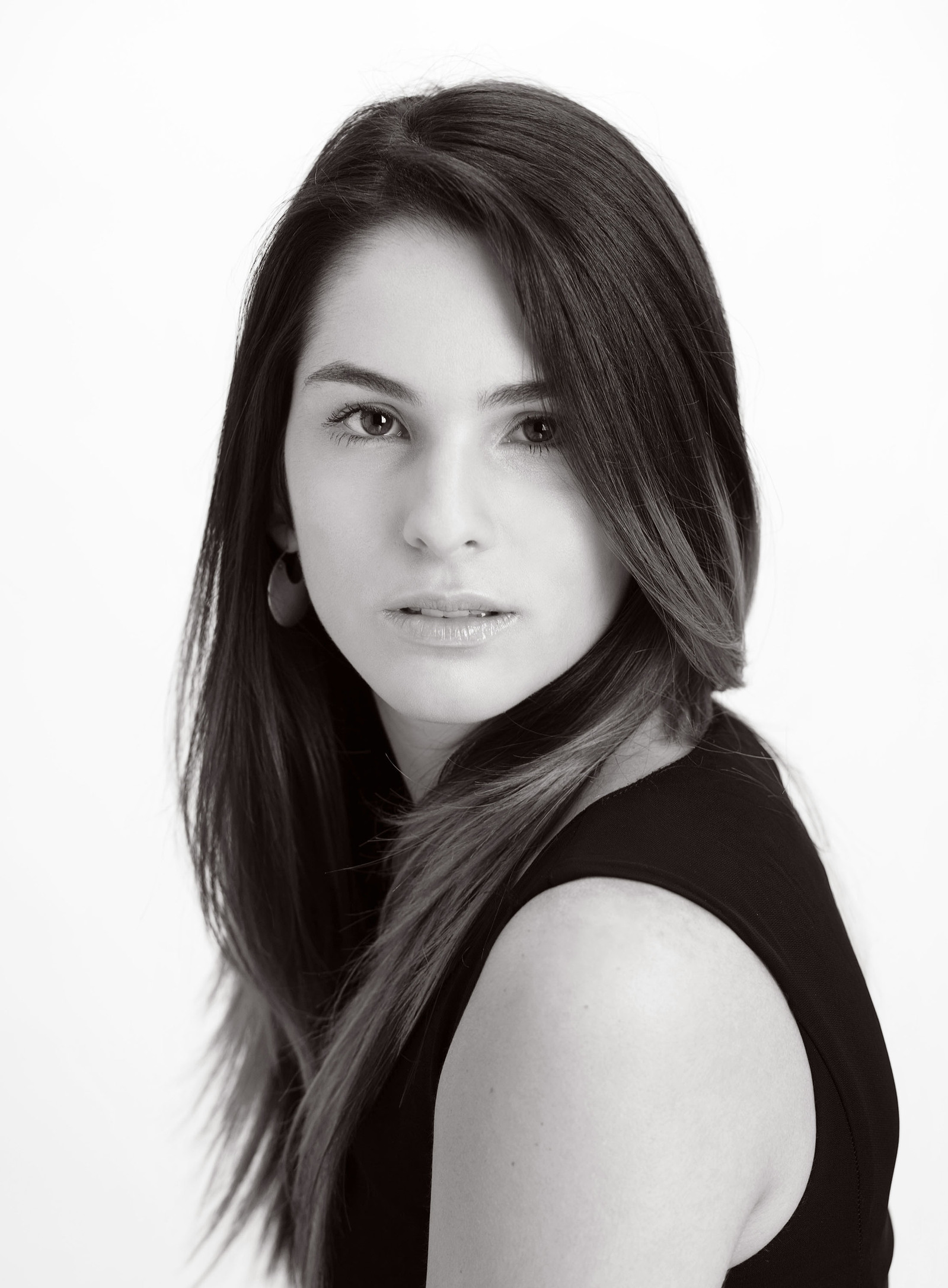 Female Actor Casting Headshots Dublin Professional Portrait Photography Studio white background