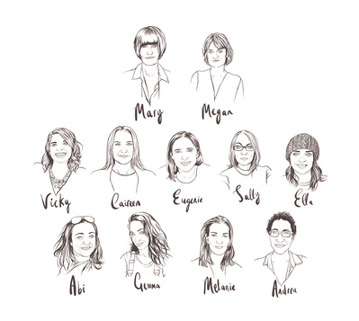 Team portraits commissioned by Transworld - Penguin Random House for the book "Work Like A Woman - A manifesto for change" by Mary Portas 