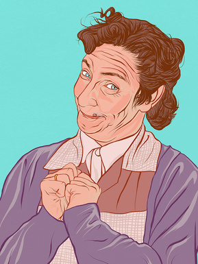 Mrs Doyle of the Irish TV sitcom Father Ted.  Catch phrase 