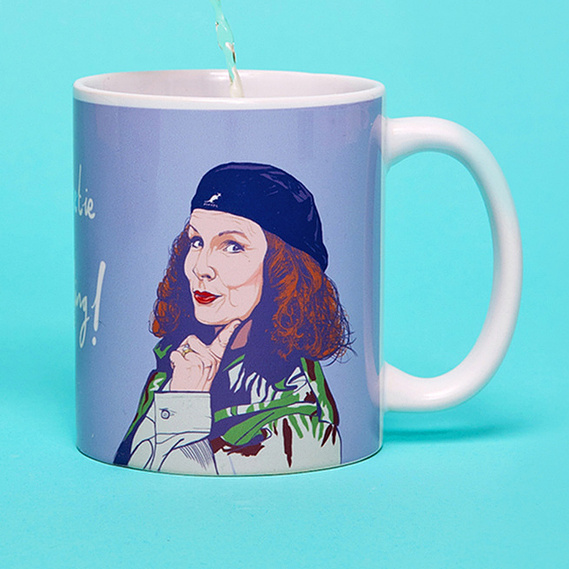 Absolutely fabulous 11oz ceramic mug featuring Patsy Stone and Edina Monsoon and the phrase 