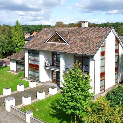 Example image of large property using elevated photography 