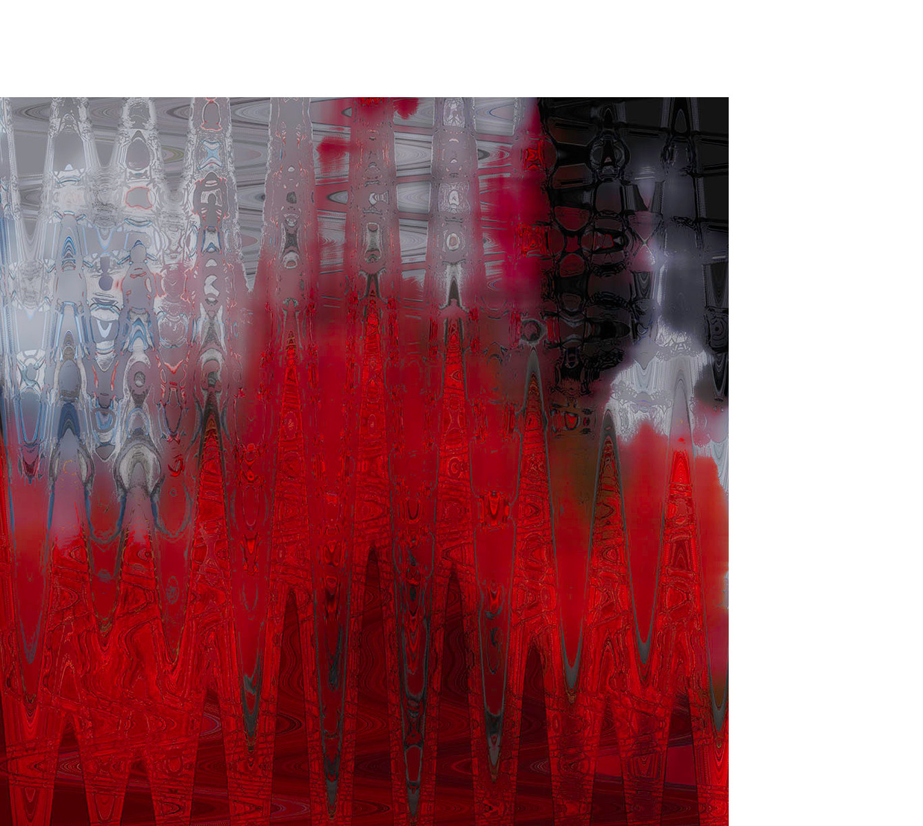 red fire-like abstract image