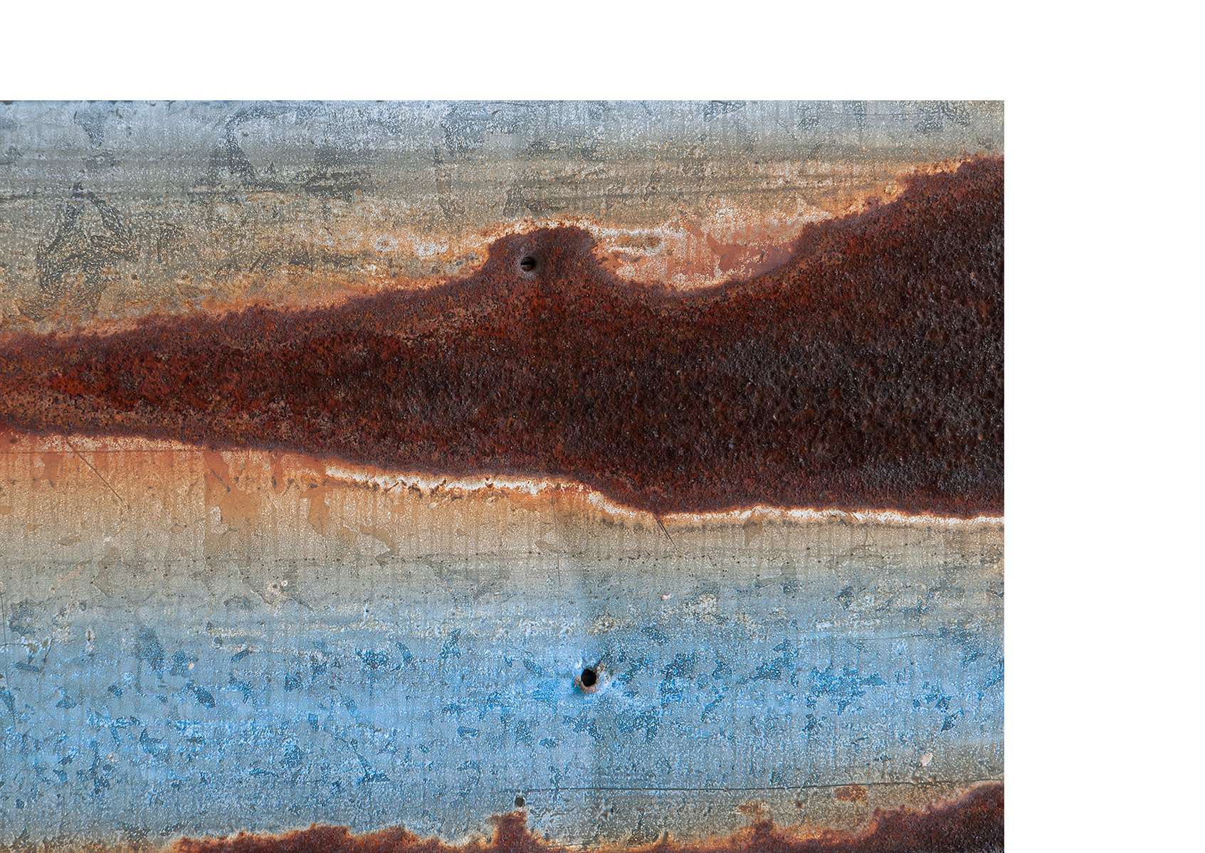 Rust resembling mountains