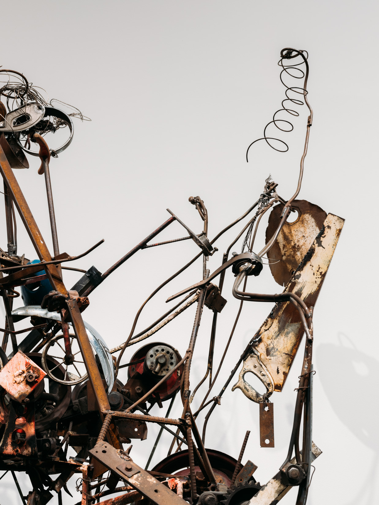 Detail of Narva by Jean Tinguely, 1961. CREDIT: Charlie Rubin for The New York Times