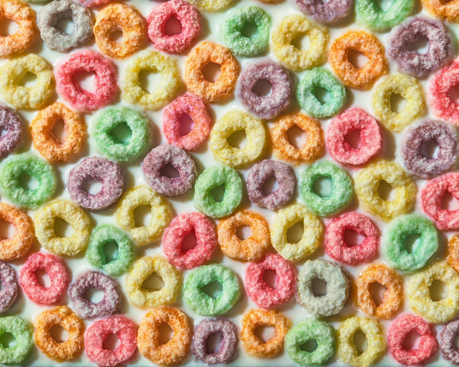 fruit loops with milk cereal and milk