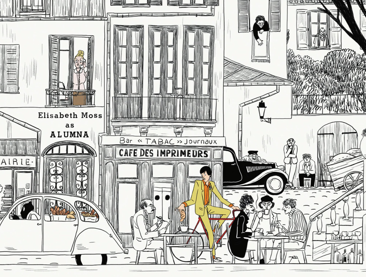 Javi Aznarez - Still frames - "Aline" by Jarvis Cocker - THE FRENCH DISPATCH  - Music Video Directed by Wes Anderson - Searchlight Pictures