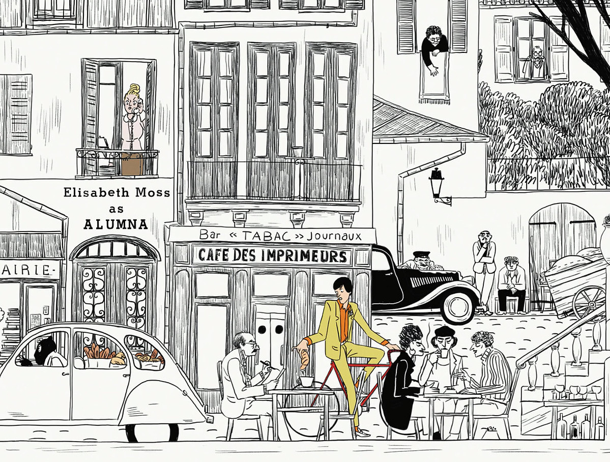 Javi Aznarez - Still frames - "Aline" by Jarvis Cocker - THE FRENCH DISPATCH  - Music Video Directed by Wes Anderson - Searchlight Pictures