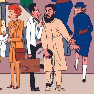 Detail - Javi Aznarez - Commissioned work to celebrate the release of the film The French Dispatch directed by Wes Anderson
© Searchlight Pictures