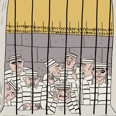 Javi Aznarez 
Detail of The Concrete Masterpiece -  Character Teasers  for The French Dispatch
Commissioned work for the film The French Dispatch directed by Wes Anderson
© Searchlight Pictures