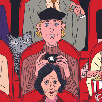 Detail - Javi Aznarez - Commissioned work to celebrate the release of the film The French Dispatch directed by Wes Anderson
© Searchlight Pictures