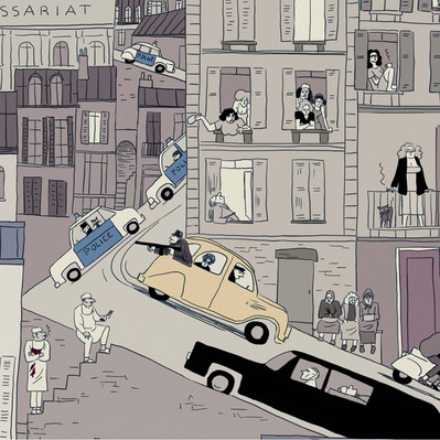 Detail : Official poster for The French Dispatch by Wes Anderson - Javi Aznarez