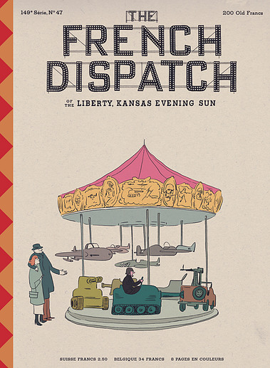 Javi Aznarez - Magazine covers in The French Dispatch

Commissioned work for the film The French Dispatch directed by Wes Anderson
© Searchlight Pictures