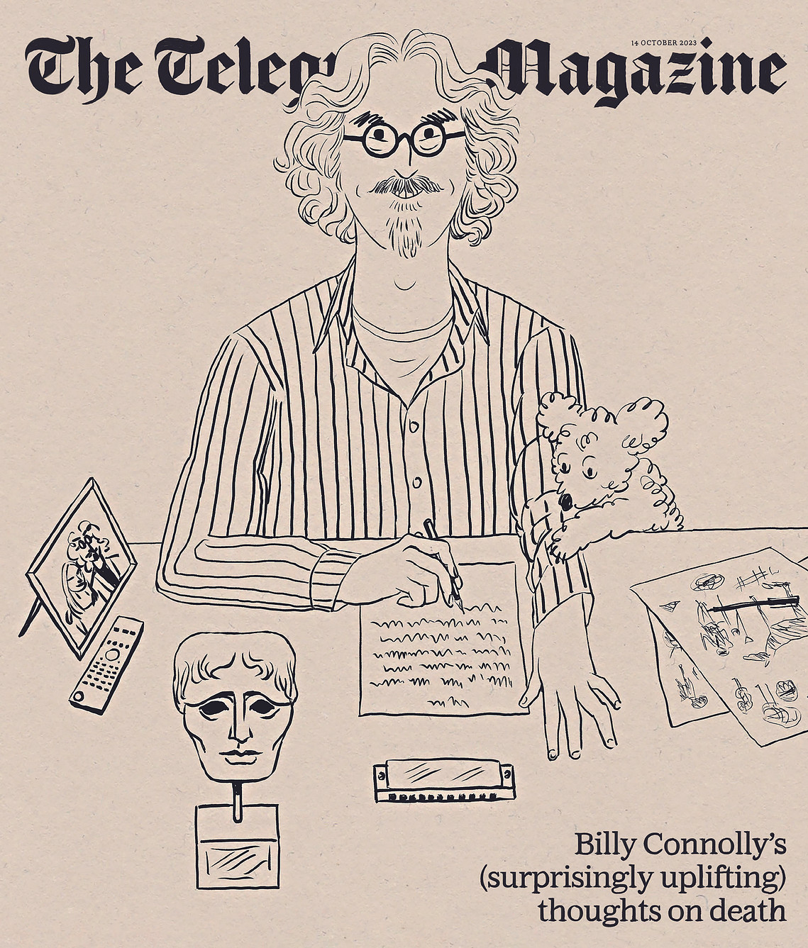 Comissioned work for The Telegraph Magazine
Javi Aznarez
‘There’s a great sense of relief about viewing death practically’ by  Billy Connolly

14/10/2023