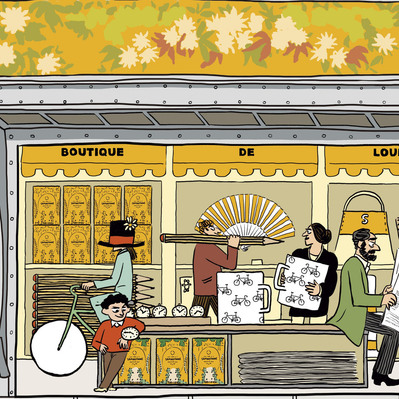 Detail - Javi Aznarez - Commissioned work for LA SAMARITAINE - 2023