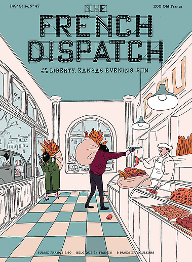 Javi Aznarez - Magazine covers in The French Dispatch

Commissioned work for the film The French Dispatch directed by Wes Anderson
© Searchlight Pictures