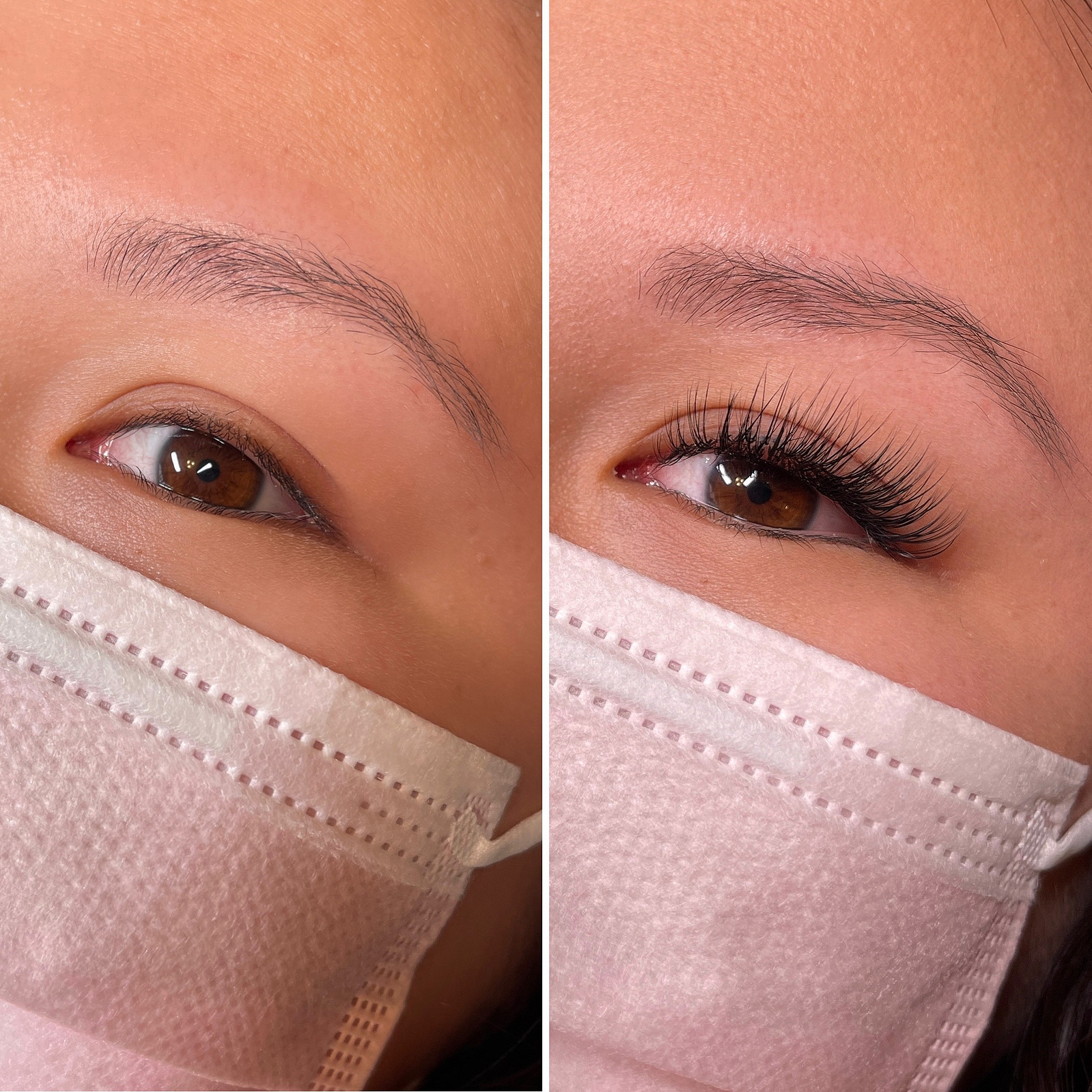 wispy eyelash trend look