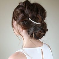 sophisticate low chignon, low hair bun
