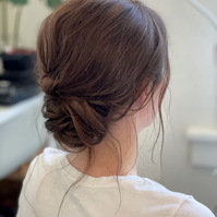 low romantic soft chignon bun