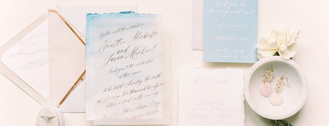 Wedding invitations, bridal accessaries, 