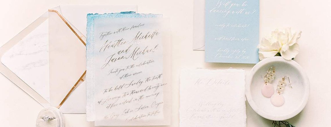 Wedding invitations, bridal accessaries, 