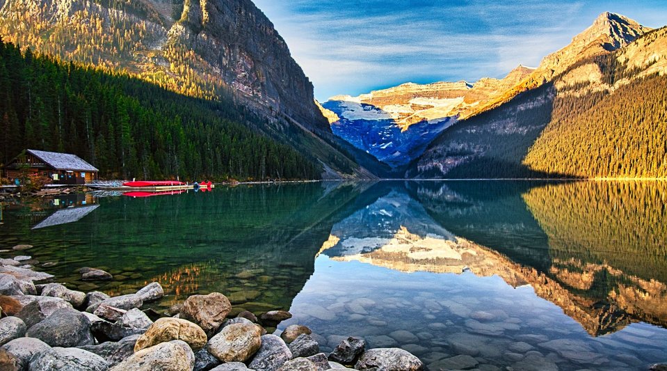Lake Louise in Banff National Park a gorgeous place to visit in all four seasons. a Nature Photographer's Gem, Hiking trails and tea houses high in the mountains.