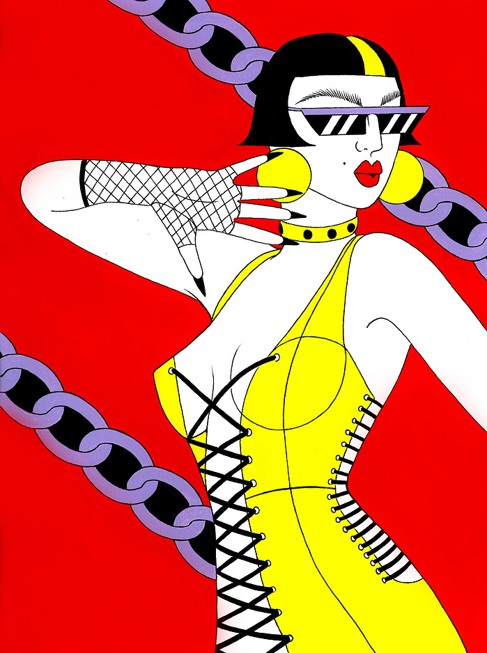 Digital / Acrylic on arches (original available)