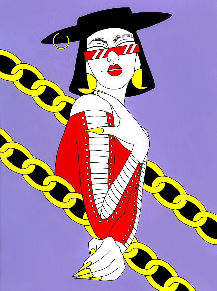 Digital / Acrylic on arches (original available)