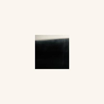 Simon Piveteau - Une photographie en noir et blanc. Un petit paysage capté au crépuscule que le mouvement et le clair obscur font tendre vers l'abstraction.