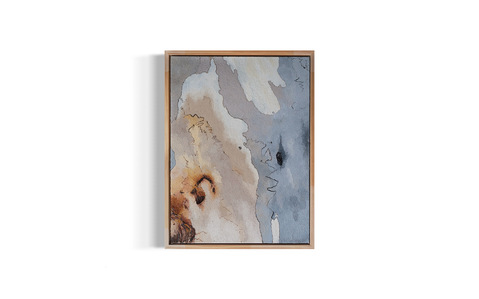 oil on canvas depicts eucalyptus bark shedding, manifestation of healing 