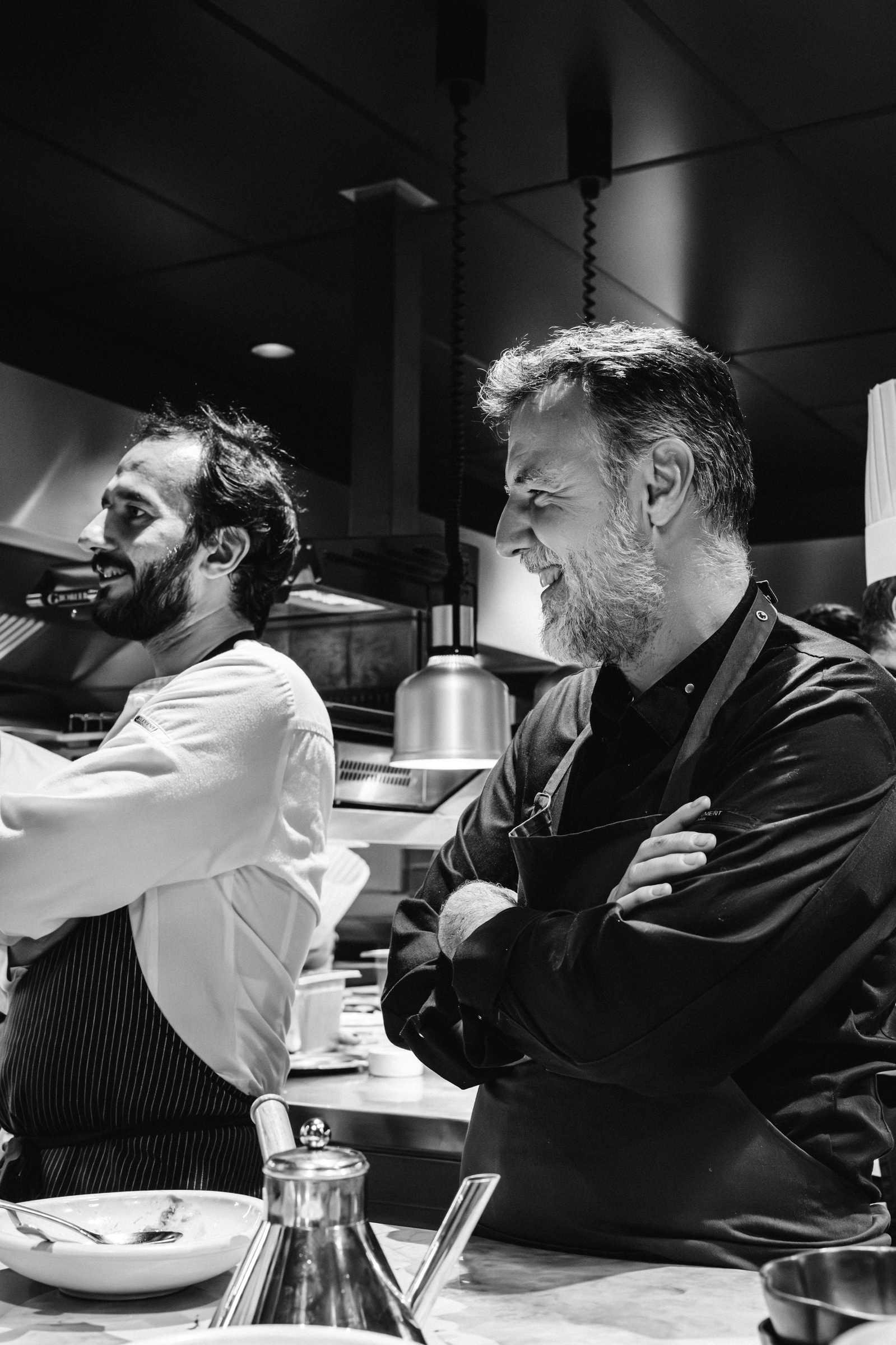 Chef à La Table de l'Ours, les Barmes de l'Ours à Val d'Isère : chefs Benoît Vidal et Antoine Gras