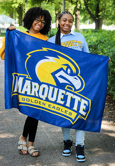 Natalie celebrates her Decision Day with pride, posing alongside her big sister, who attended the same school. The moment captures a shared legacy, family support, and the excitement of following in her sister’s footsteps.