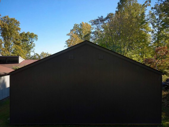 Modern Art Studio + Passive House + Performance Building + Exterior + Barlis Wedlick Architects + Hudson Valley + Photographer Adrian Jones