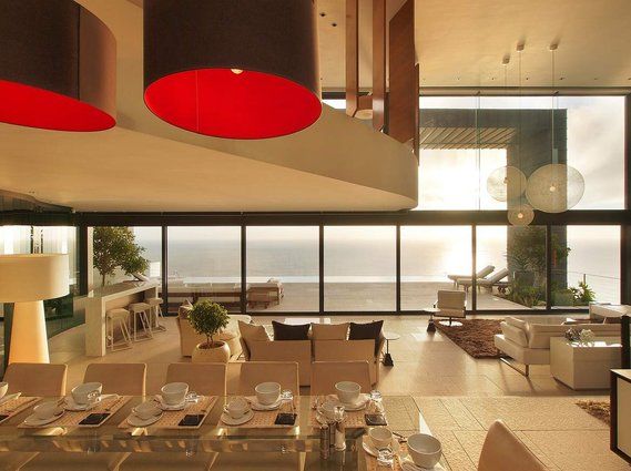 199 Nettleton Pentagon + Open Plan Living Space+ SAOTA Stefan Antoni Architects + Photographer Adrian Jones