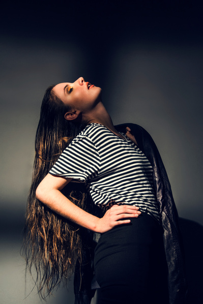 Noir fashion  photoshoot