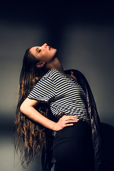 Noir fashion  photoshoot