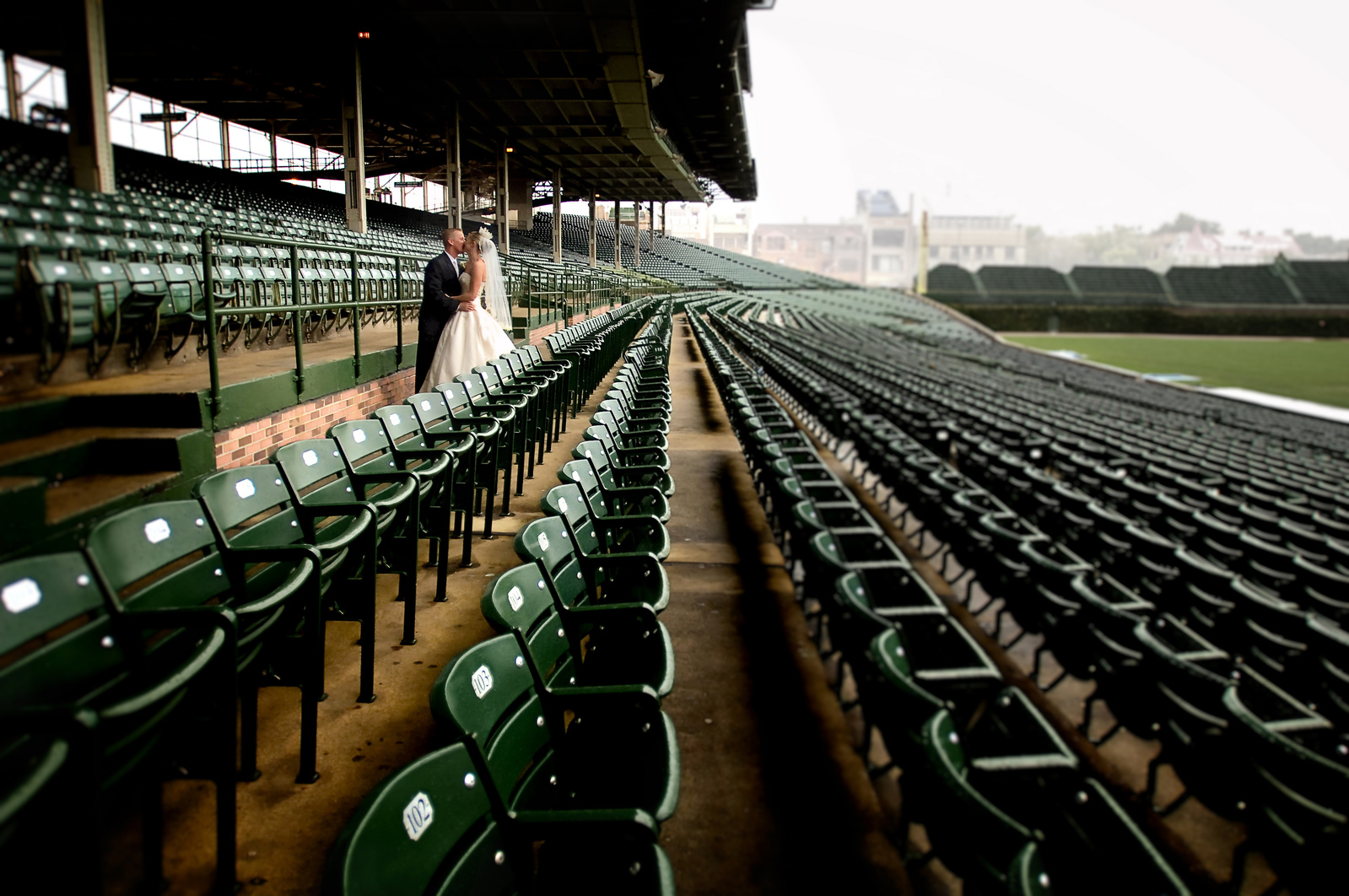 Wrigley field wedding
